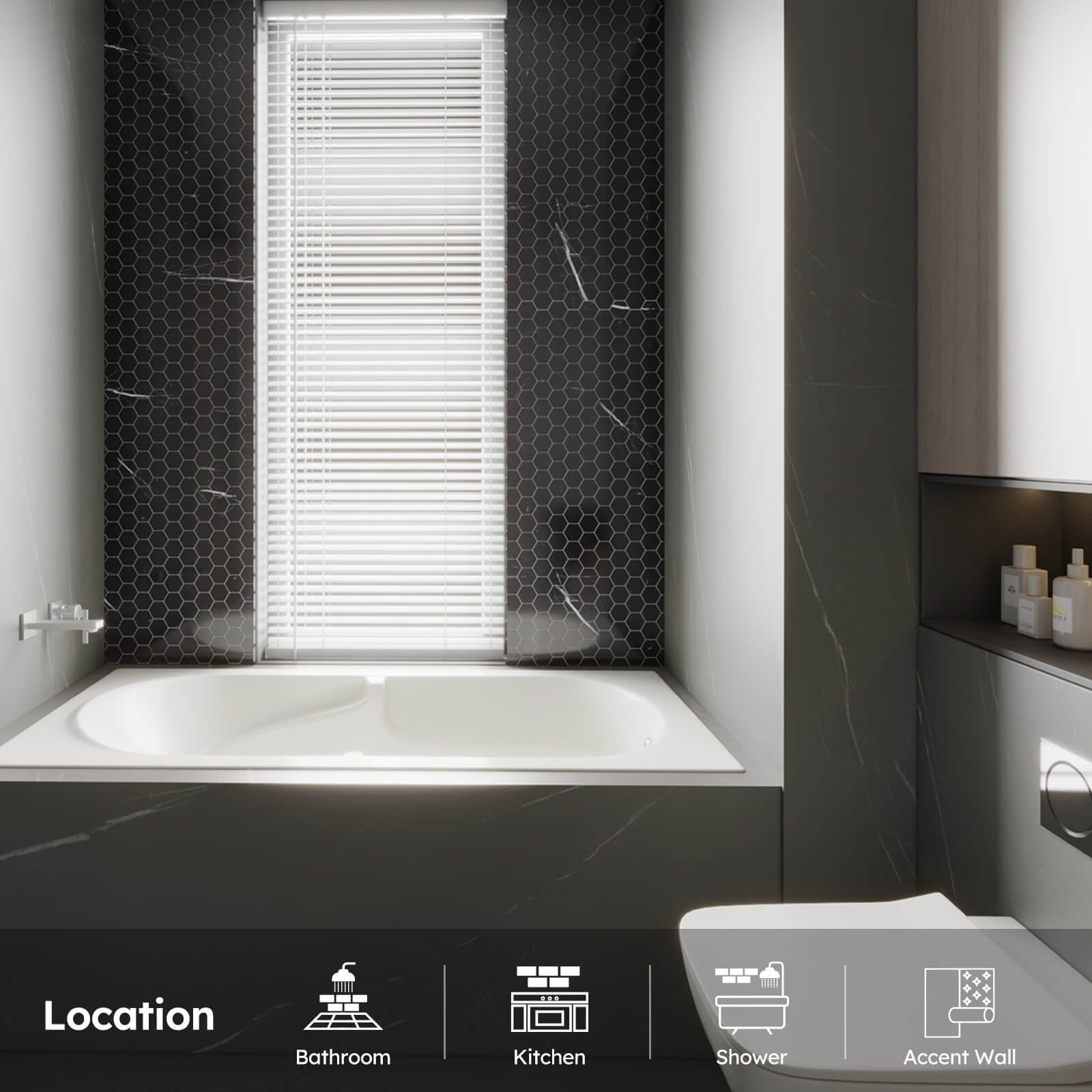 Why choose marble mosaic tiles over other materials?